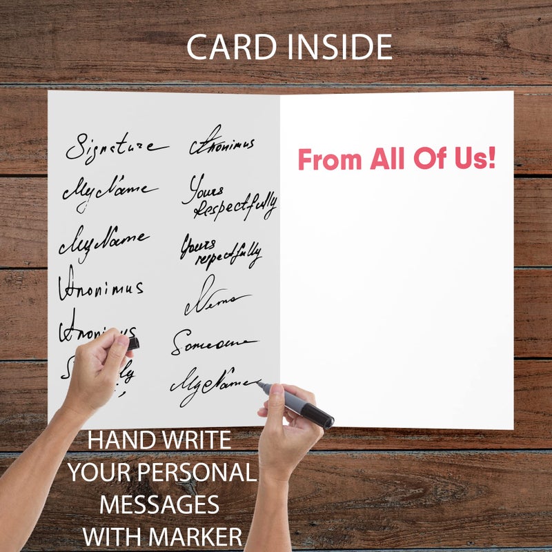 VictoryStore Jumbo 3-Foot Thank You Card â€“ 24x36-Inch Medical Appreciation Card for Nurses & Doctors with Envelope - Image 3
